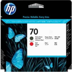 HP 70 Printhead (Matte Black/Red)