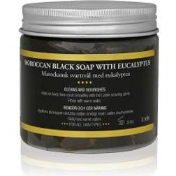 Loelle Moroccan Black Soap with Eucalyptus 200g