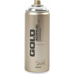 Montana Cans Acrylic Professional Spray Paint Silver 400ml