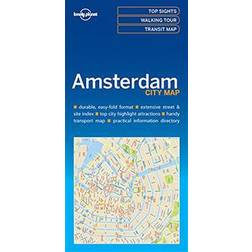 Lonely Planet Amsterdam City Map (Hæftet, 2016)