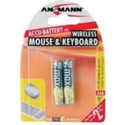 Ansmann Wireless NiMH Micro AAA 800mAh MaxE 2-pack