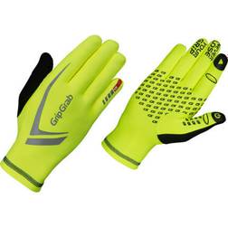 Gripgrab Running Expert Hi-Vis Gloves - Neon Yellow