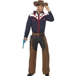 Smiffys Cowboy Kostume med Chaps