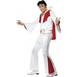 Smiffys Elvis Hvid/Rød Kostume