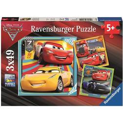 Ravensburger Disney Pixar Cars 3 3x49 Brikker