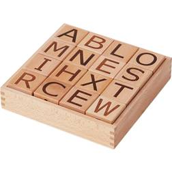 Kids Concept Wooden Letter Blocks A-Ö