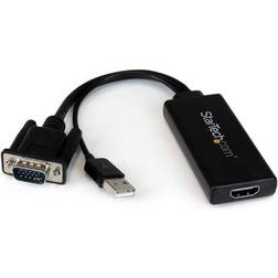 StarTech HDMI-VGA/USB A M-F 0.3m