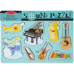 Melissa & Doug Musical Instruments Sound Puzzle 8 Brikker