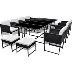 vidaXL 42761 Havemøbelsæt, 1 borde inkl. 8 stole