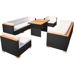 vidaXL 42753 Loungesæt, 1 borde inkl. 2 stole & 2 sofaer