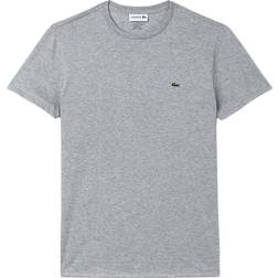 Lacoste Crew Neck Pima Cotton Jersey T-shirt - Silver Chine