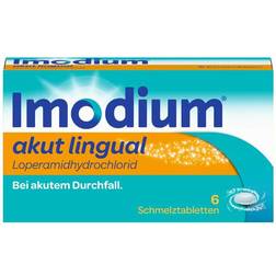 Imodium Akut Lingual 2mg 6 stk Sugetablet