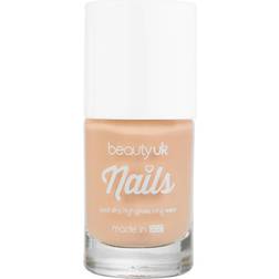 BeautyUK New Nail Polish #28 Barely There 9ml