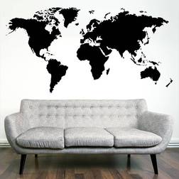 World Map Selvklæbende dekorationer