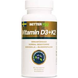 Better You Vitamin D3+K2 60 stk
