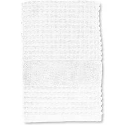 Juna Check Badehåndklæde Hvid (100x50cm)