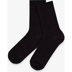 Decoy Ladies Fine Knit Ankle Sock Black