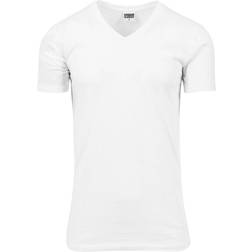 Urban Classics Basic V-Neck T-shirt - White