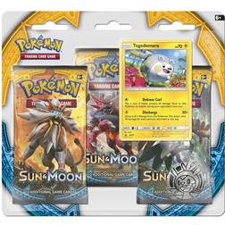 Pokémon Sun & Moon Booster Packs with Bonus Togedemaru Promo Card & Coin