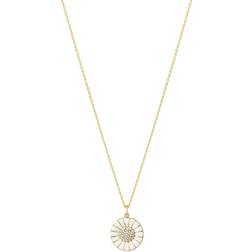 Georg Jensen Daisy Large Necklace - Gold/Diamonds
