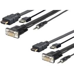 VivoLink HDMI/VGA/USB A/3.5mm-HDMI/VGA/USB A/3.5mm 2m
