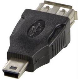 Deltaco USB Mini B - USB A 2.0 M-F