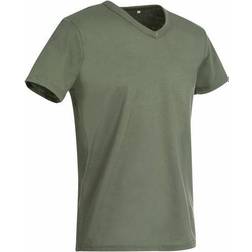 Stedman Ben V-neck T-shirt - Military Green