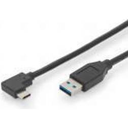 Digitus USB A-USB C 3.1 (Gen.2) Angled 1m