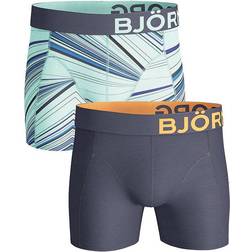 Björn Borg Fancy Spectrum Cotton Stretch Shorts 2-pack - Yucca
