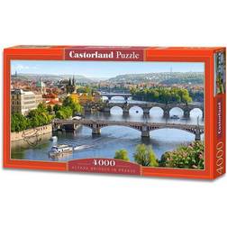 Castorland Vltava Bridges in Prague 4000 Brikker