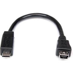 StarTech USB Micro-A - USB Mini-B 0.2m