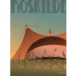 Vissevasse Roskilde Festival Plakat 70x100cm