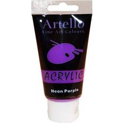 Artello Acrylic Paint Neon Purple 75ml