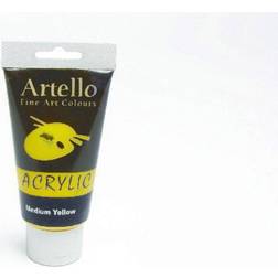 Artello Acrylic Paint Medium Yellow 75ml