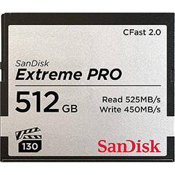 SanDisk Extreme Pro CFast 2.0 525/450MB/s 512GB