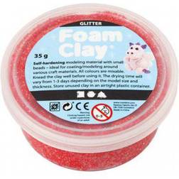 Foam Clay Glitter Clay Red 35g