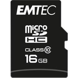 Emtec Classic microSDHC Class 10 20/12MBs 16GB +Adapter