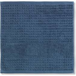 Juna Check Gæstehåndklæde Blå (30x30cm)