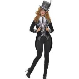Smiffys Dark Miss Hatter Kostüm Deluxe für Halloween
