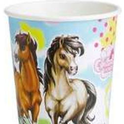 Amscan Paper Cup Charming Horses 2 250ml 8-pack