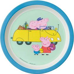 Petit Jour Baby Plate Peppa Pig with Grand Parents