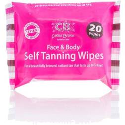 Cocoa Brown Face & Body Self Tanning Wipes 20-pack