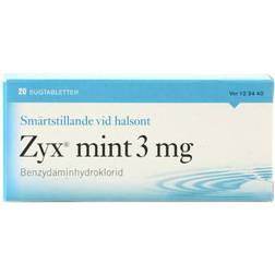 Zyx Mint 3mg 20 stk Sugetablet