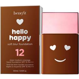 Benefit Hello Happy Soft Blur Foundation SPF15 #12 Dark Warm