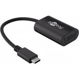 Goobay USB C - VGA M-F 0.2m