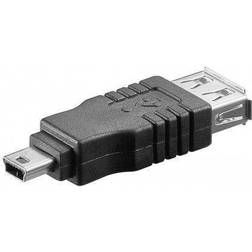 Goobay USB A-USB Mini-B 2.0 F-M Adapter