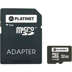 Platinet MicroSDHC Class 10 32GB +Adapter
