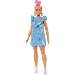 Barbie Fashionistas Doll 95 Curvy with Pink Updo FJF55