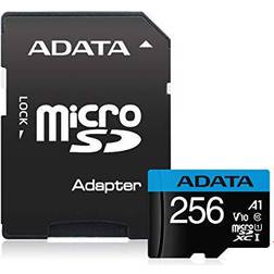 Adata Premier microSDXC Class 10 UHS-I U1 V10 A1 100/25MB/s 256GB +Adapter