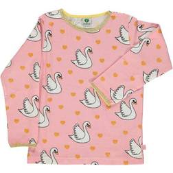 Småfolk T-Shirt Swan - Bridal Rose (82-0040)